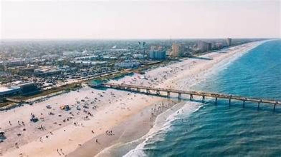 Jacksonville Beach and the pier